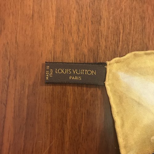 Louis Vuitton Foulard in seta Fantasia Monogram color Jeans