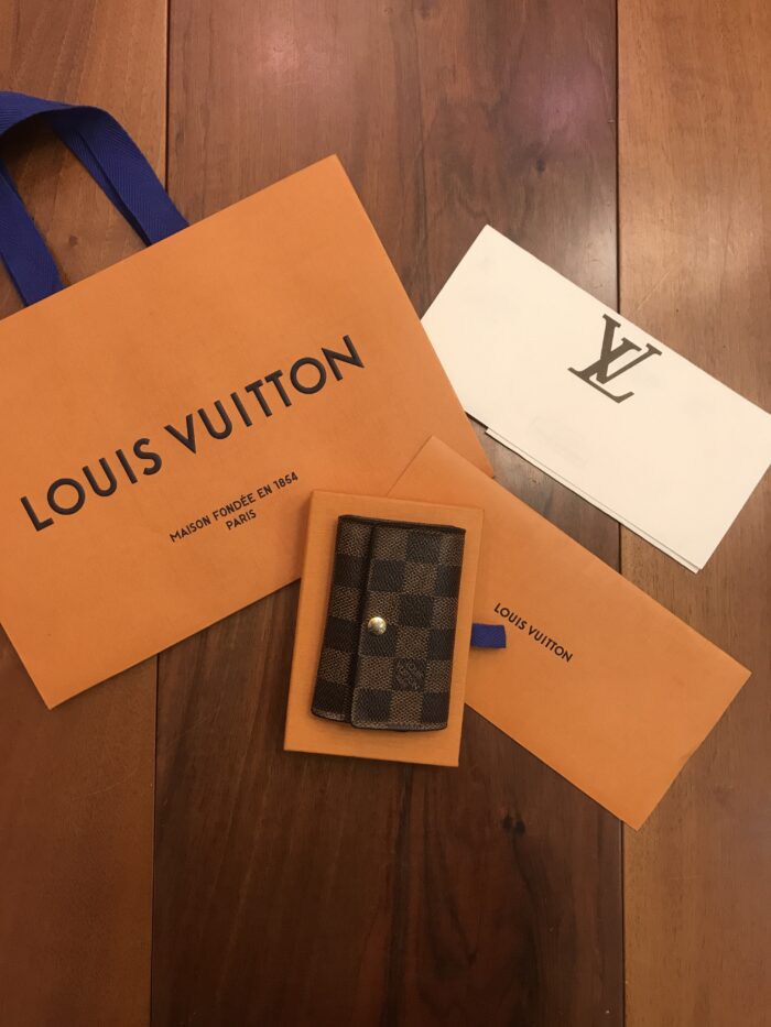 Louis Vuitton Porta Chiavi Fantasia Damier Ebene